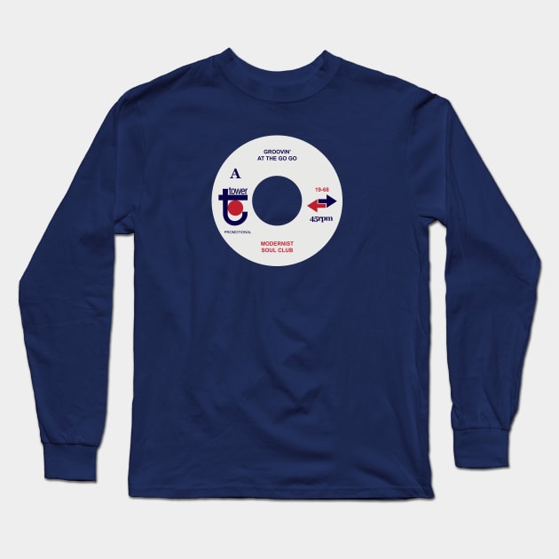 Groovin' at the Go Go Long Sleeve T-Shirt by modernistdesign